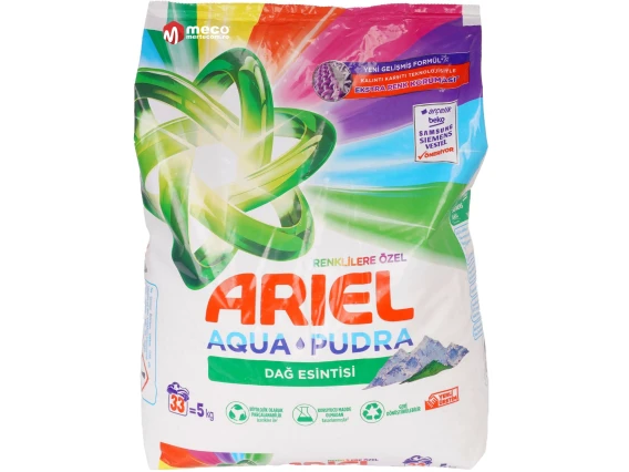 Ariel detergent automat profesional rufe 5 kg Aqua Pudra Color