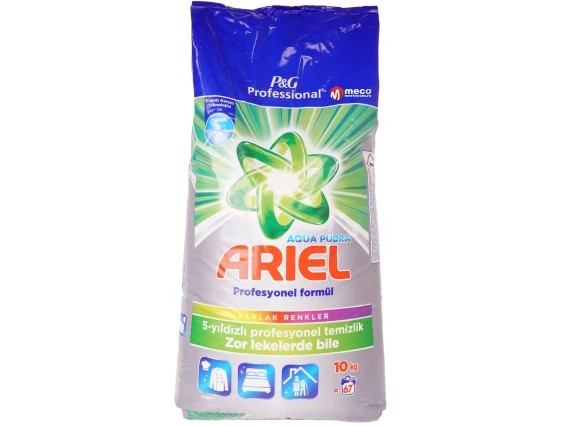 Ariel detergent automat profesional rufe 10 kg Aqua Pudra Color