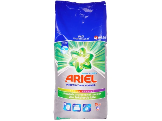 Ariel detergent automat profesional rufe 15 kg Aqua Pudra Color
