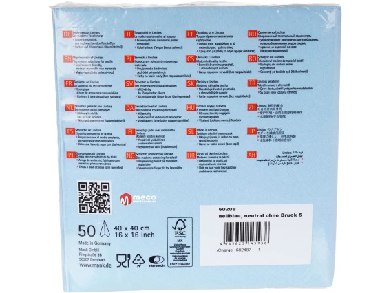 Servetele masa Mank Linclass Albastre  40x40cm 50bucati