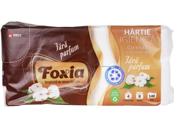Hartie igienica Foxia 8 role 4 straturi