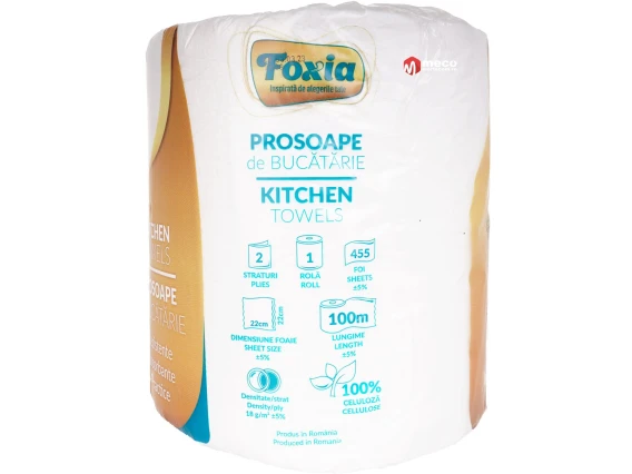 Prosop bucatarie Foxia FoodSafe 2straturi 100m
