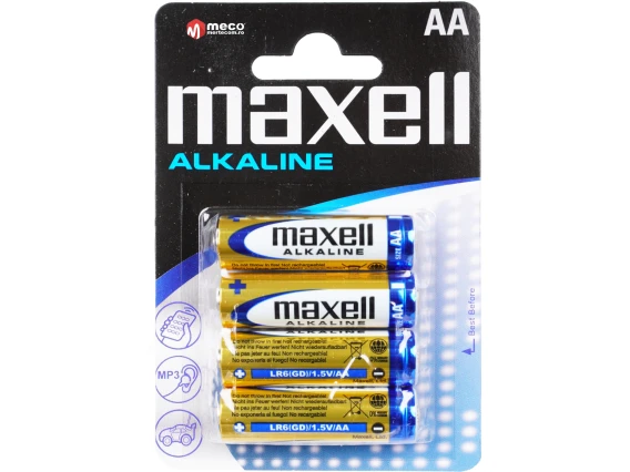 Baterie Alcalina Maxell LR6 4buc