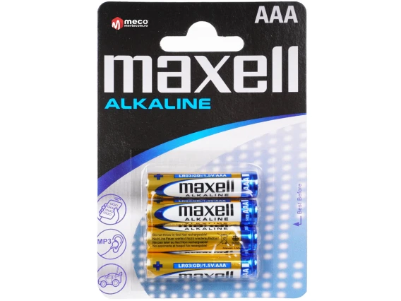 Baterie Alcalina Maxell LR03 4buc