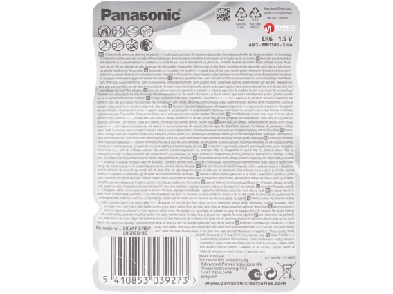Baterie Panasonic LR6 4buc