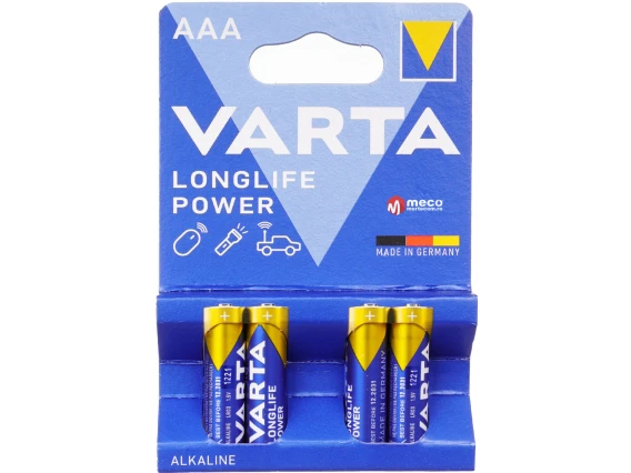 Baterie alcalina Varta AAA LR03 4buc