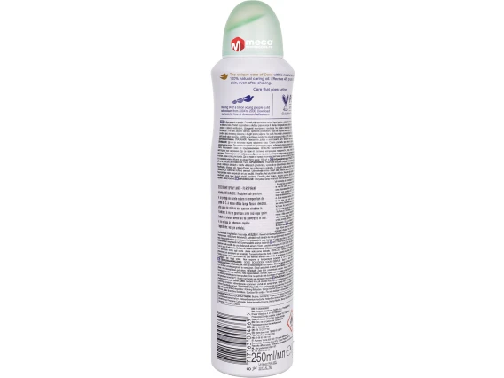 Deodorant spray Dove 250ml (Cucumber&GreenTea)