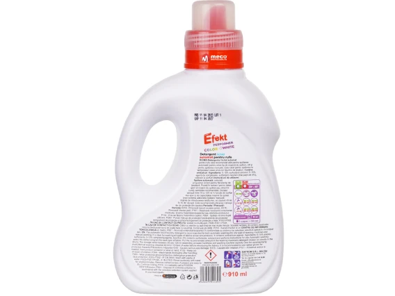Detergent lichid rufe automat Efekt Performer White&Color 910ml