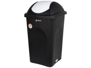 Cos gunoi colectare selectiva Black Multi 60 litri H-67 cm (Alb)