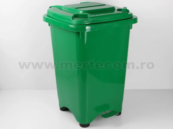 Cos gunoi colectare selectiva cu pedala 50 litri H-65cm