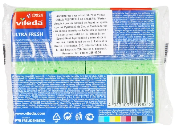 Bureti vase Vileda Ultra Fresh 2bucati