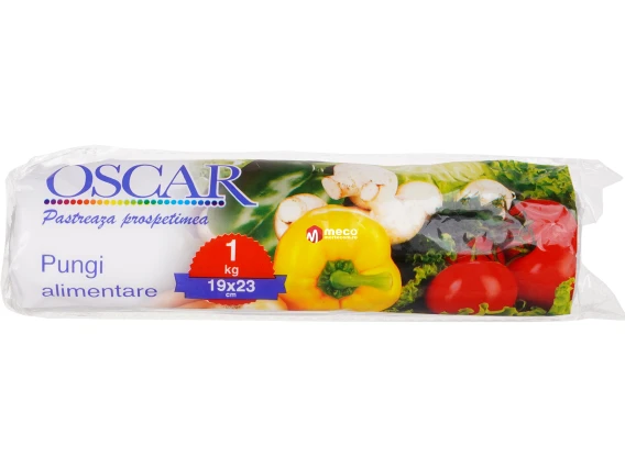 Pungi alimentare Oscar 1kg 19x23cm 300buc