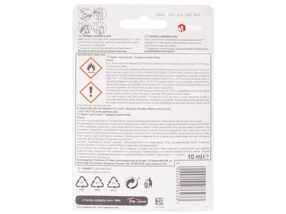 Odorizant microspray Glade (Lavanda)