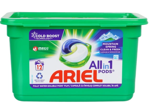 Detergent capsule Ariel All in One Pods 12 buc (Color)