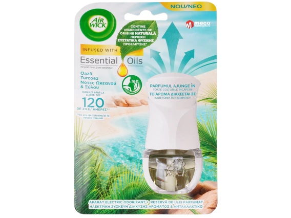 Aparat odorizant si rezerva AirWick (turquoise)