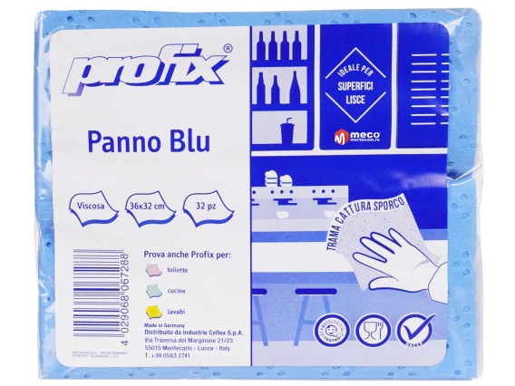 Lavete profesionale perforate Profix  36x32cm 32buc/pachet (Albastru)