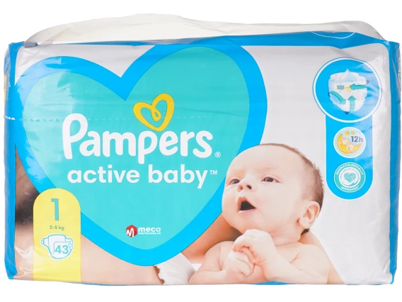 Pampers nou nascuti numarul 1 43 bucati