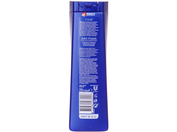 Sampon 2in1 Clear Men 24h Fresh Lemon 250ml