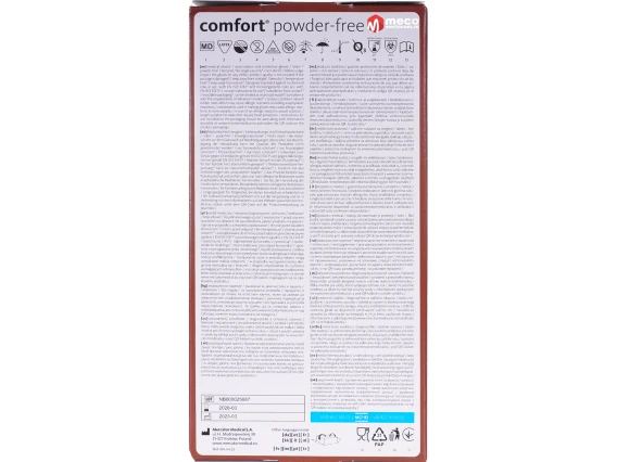 Manusi latex nepudrate Mercator Comfort (100buc/cutie) marimea M