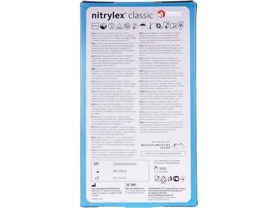 Manusi nepudrate nitril mov Classic Mercator Medical (100buc/cutie) marime M