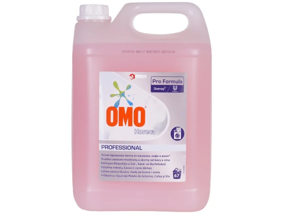 Detergent lichid rufe Omo Professional Horeca 5L