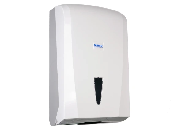 Dispenser alb pentru 600 prosoape hârtie Meco K41