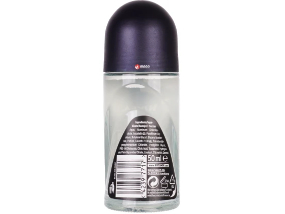 Deodorant Roll-on Nivea Men 50ml (Black & White Ultimate Impact)
