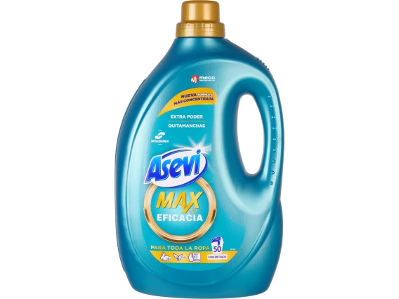 Detergent lichid Asevi Max Eficacia 2.5litri 50 spalari