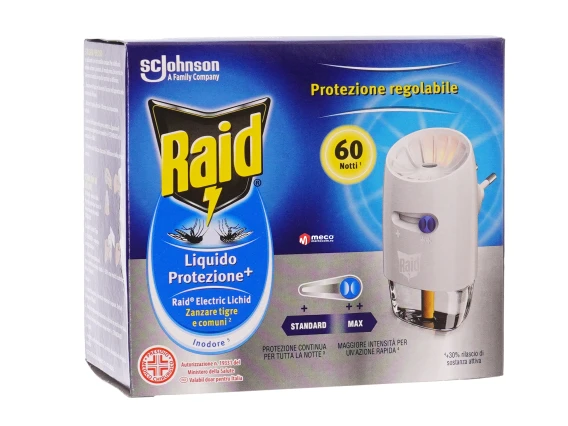 Aparat electric tantari Raid 60 nopti cu rezerva lichida 36ml