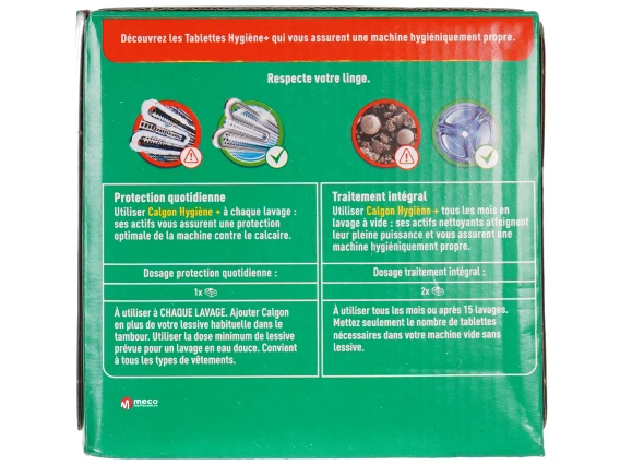 Anticalcar Calgon Hygiene+ tablete 17buc