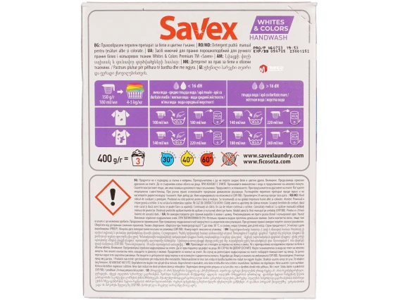 Detergent manual rufe Savex 400 g