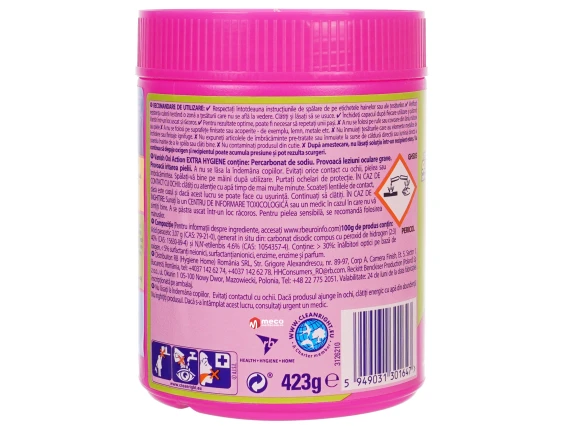 Detergent scos pete Vanish Oxi Action Extra Hygiene 423gr