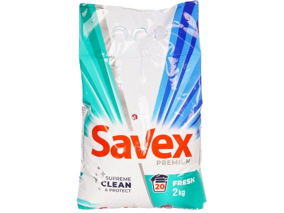 Detergent rufe automat Savex Premium 2kg (Fresh)