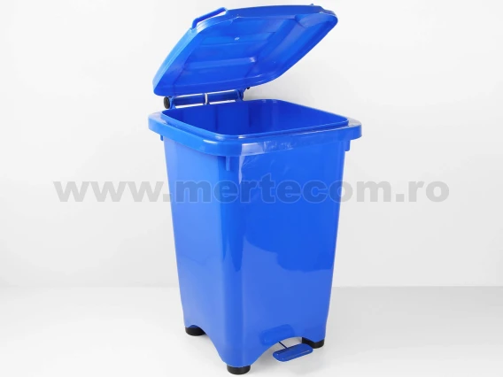Cos gunoi colectare selectiva cu pedala 50 litri H-65cm