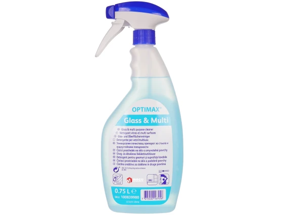 Detergent geamuri si suprafete multiple cu pulverizator Optimax  750ml