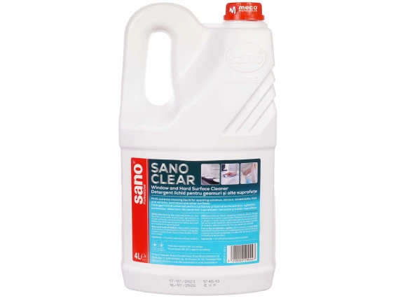Detergent lichid geamuri si suprafete Sano 4litri