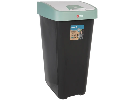 Cos gunoi cu deschidere dubla Keeeper 45 litri H-61cm (Verde)