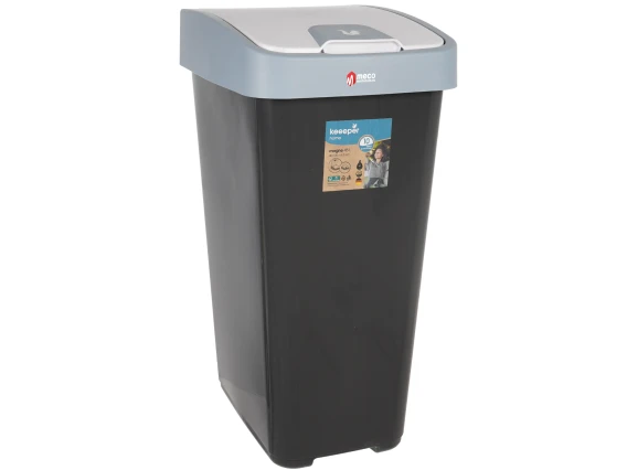 Cos gunoi cu deschidere dubla Keeeper 45 litri H-61cm (Albastru)
