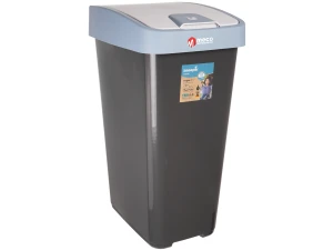 Cos gunoi cu deschidere dubla Keeeper 45 litri H-61cm (Albastru Deschis)