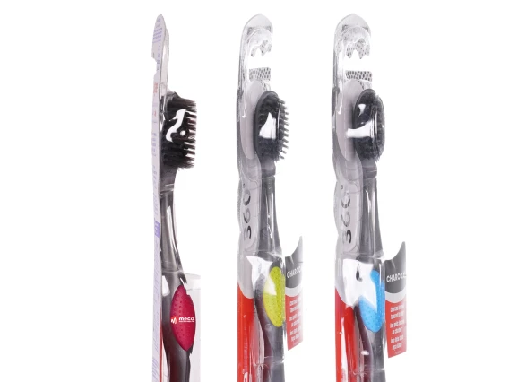 Colgate periuta dinti 360 Charcoal Black Medium