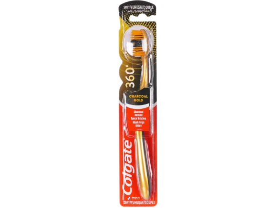 Colgate periuta dinti 360 Charcoal Gold Soft