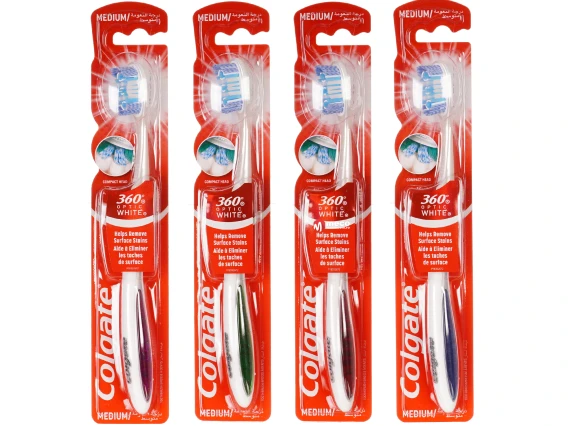 Colgate periuta dinti 360 Optic White Medium