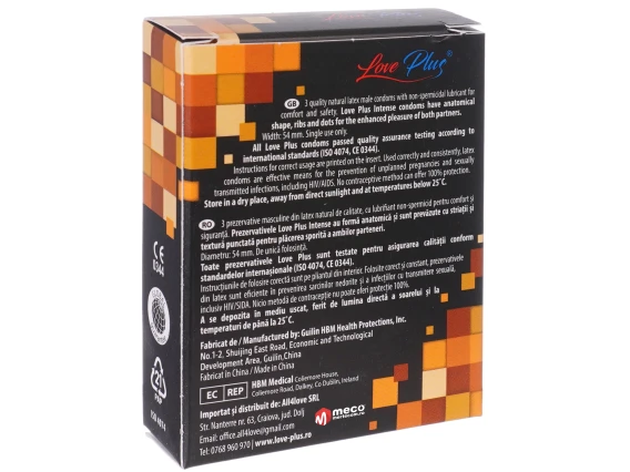 Prezervative Love Plus Intense 3bucati