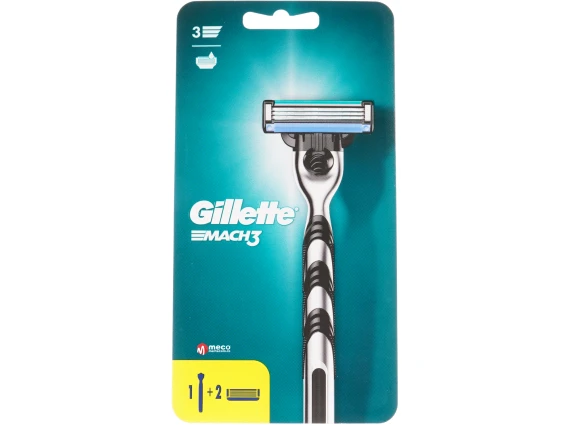 Aparat de ras Gillette Mach3 cu 2 rezerve
