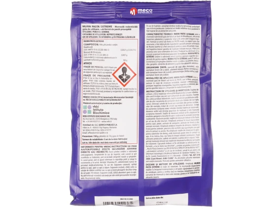 Momeala pentru combatere soareci Murin pasta 150g