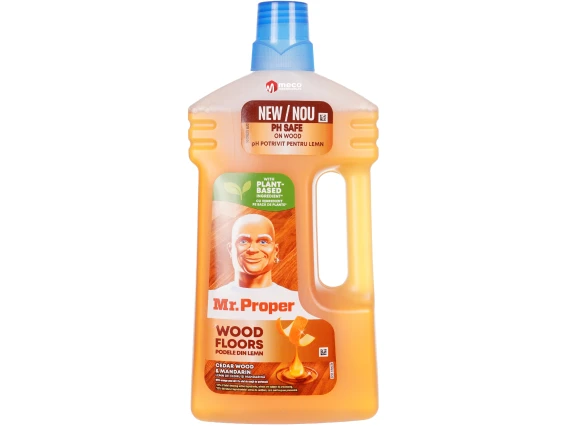 Detergent universal Mr. Proper pentru suprafete din lemn 1 L Lemn de Cedru & Mandarina