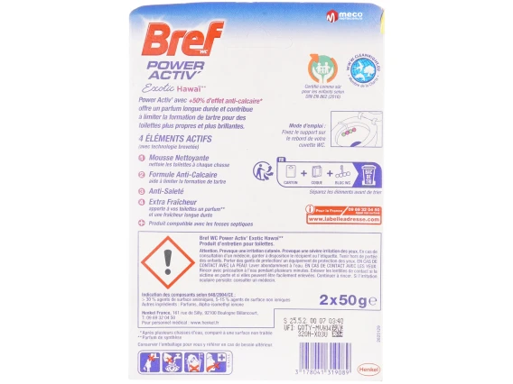 Odorizant WC Bref WC Power Aktiv 2buc Hawaii