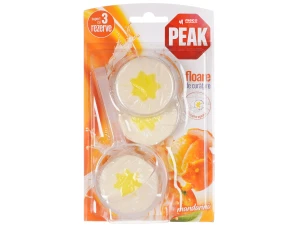 Odorizant Peak WC Floare de curatare 3x45gr (Mandarine)