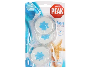 Odorizant Peak WC Floare de curatare 3x45gr (Ocean Breeze)