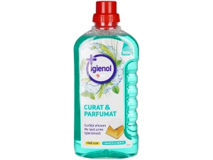 Solutie concentrata pardoseli Igienol Curat & Parfumat (Lamaita si Menta) 1L